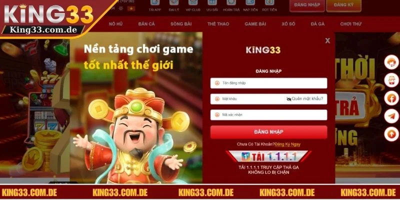 Bật mí 3 thao tác đăng nhập KING33 đơn giản cho tân binh thực hiện