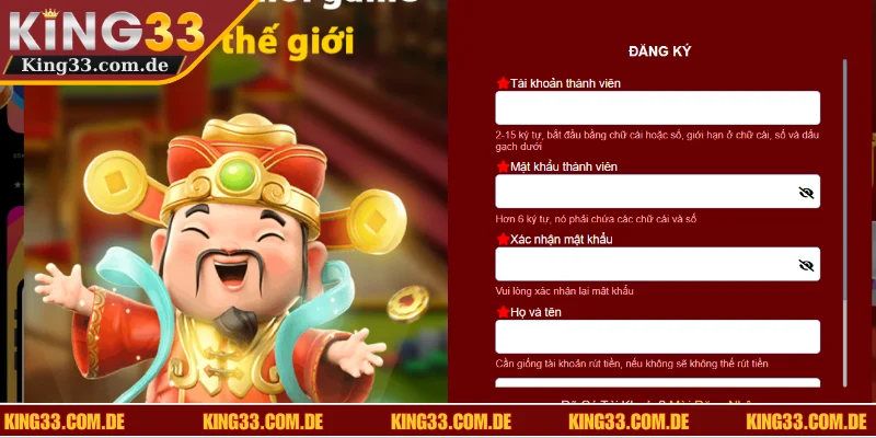 Hướng dẫn cách đăng ký KING33 trên hai thiết bị